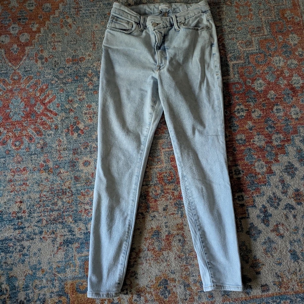Good American Light Blue Skinny Jeans